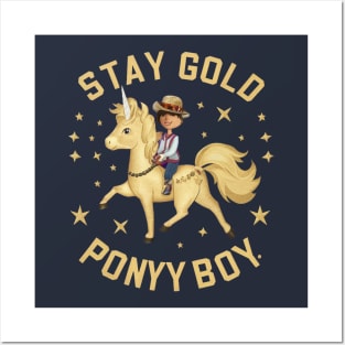 Stay Gold Ponyboy Posters and Art